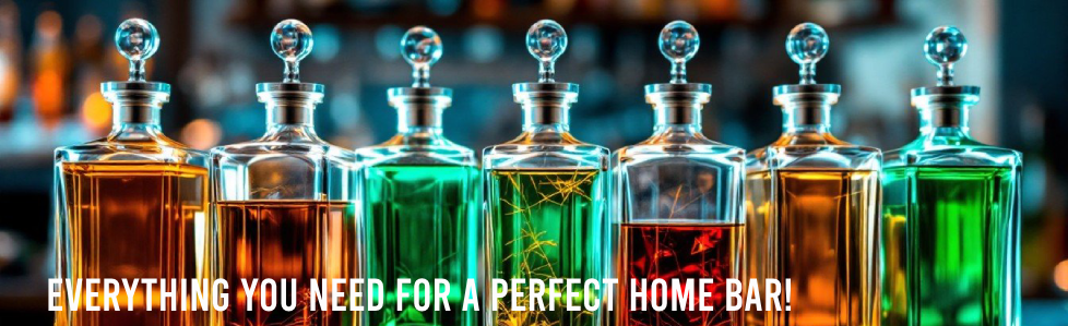Everything you need for a perfect home bar!